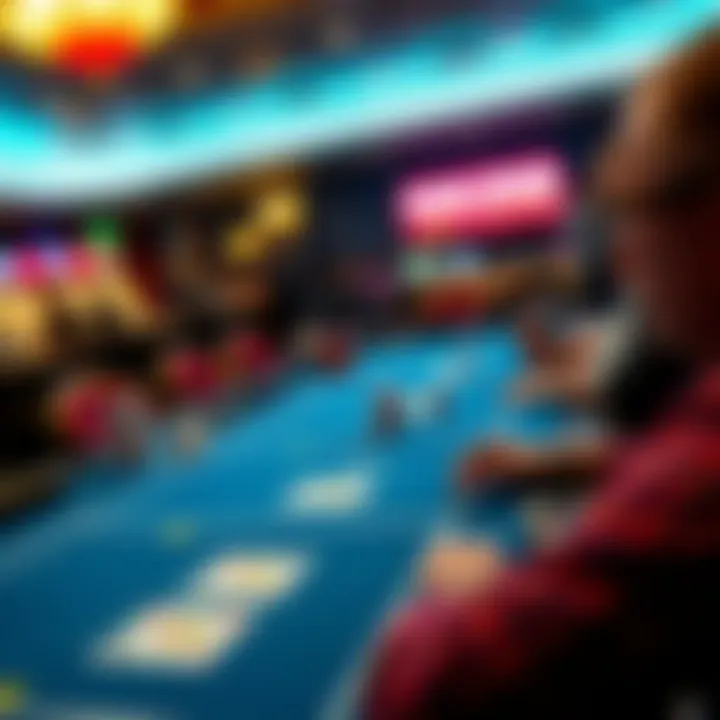 Chart depicting betting patterns in poker