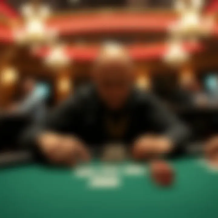 Graphic showing psychological strategies in poker