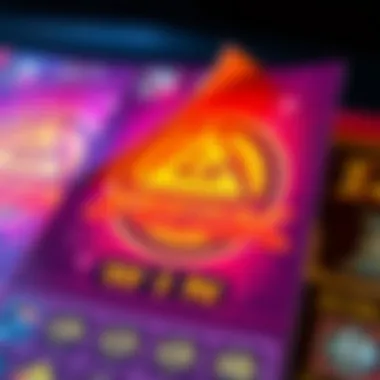 Revealing the Prize: Winning Symbol on Ark Ticket Close-up of a scratch ticket revealing a winning symbol