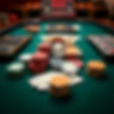 A variety of poker sets arranged for comparison