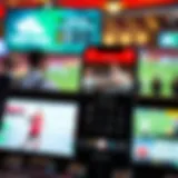 Sports betting app interface