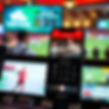 Sports betting app interface