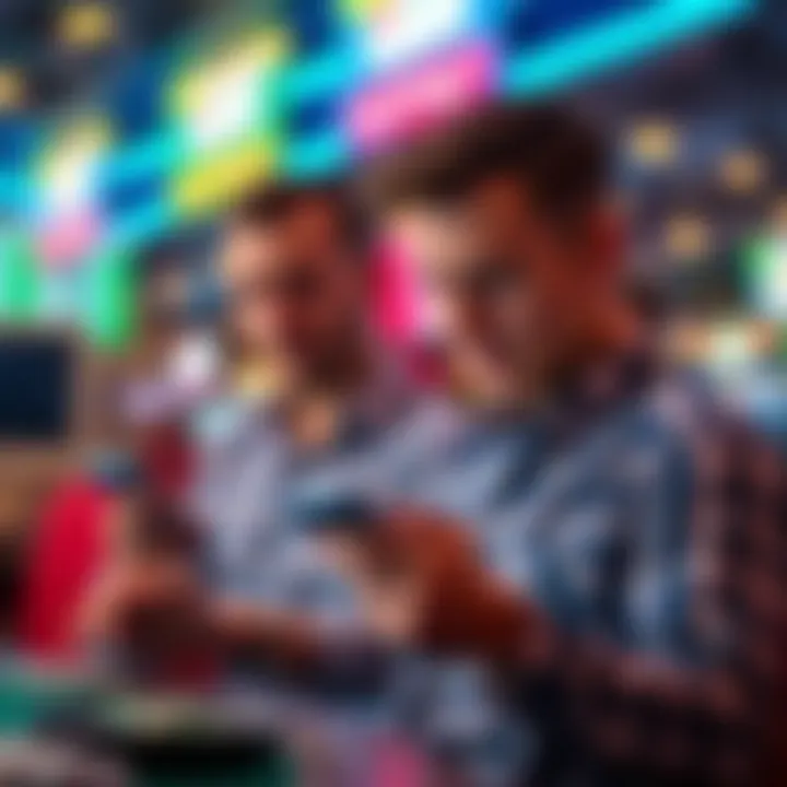 User reviewing sports betting app