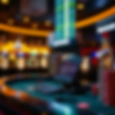 Visual representation of BetOnline platform features