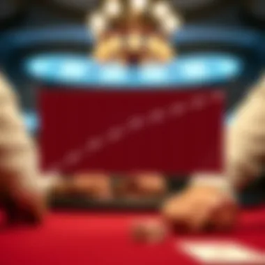 Betting Behavior in Knock Out Blinds Graphic representation of betting behavior influenced by knock out blinds.