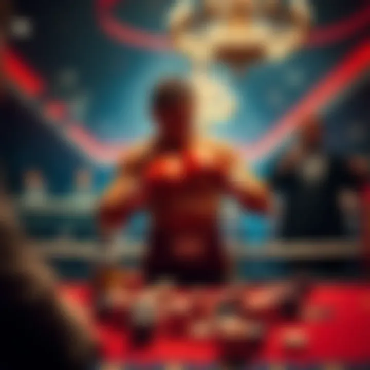 Promoting Responsible Gambling in Boxing Betting A conceptual image depicting responsible gambling practices