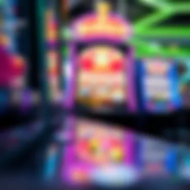 A vibrant Bingo Blitz slot machine in action