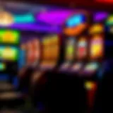 Vibrant display of casino free slot machines with colorful themes