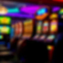 Vibrant display of casino free slot machines with colorful themes