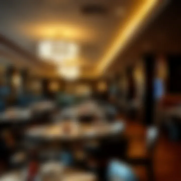 An inviting dining area within Casino Muskogee with a modern ambiance