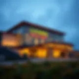 Exterior view of Catawba Two Kings Casino showcasing its modern architecture