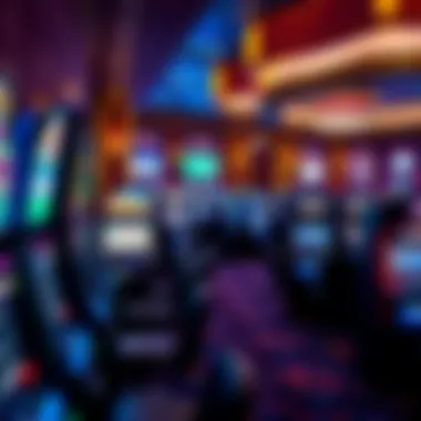 Interior gaming area filled with slot machines and gaming tables