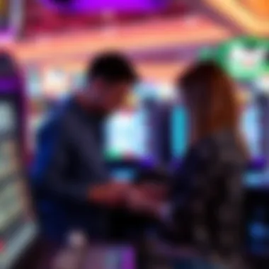 Enhancing Player Experience User interacting with the ticket scanner