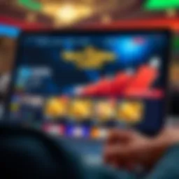 Dynamic online casino interface showcasing no deposit bonus codes