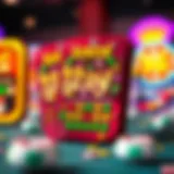Colorful scratchcard designs showcasing creativity