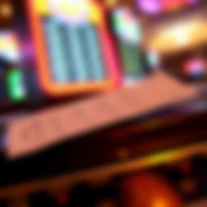 Close-up of a sports betting slip filled out at Diamond Jo Worth