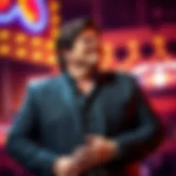Donny Osmond performing live in Las Vegas