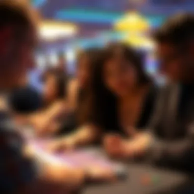 A strategic gaming session highlighting player engagement
