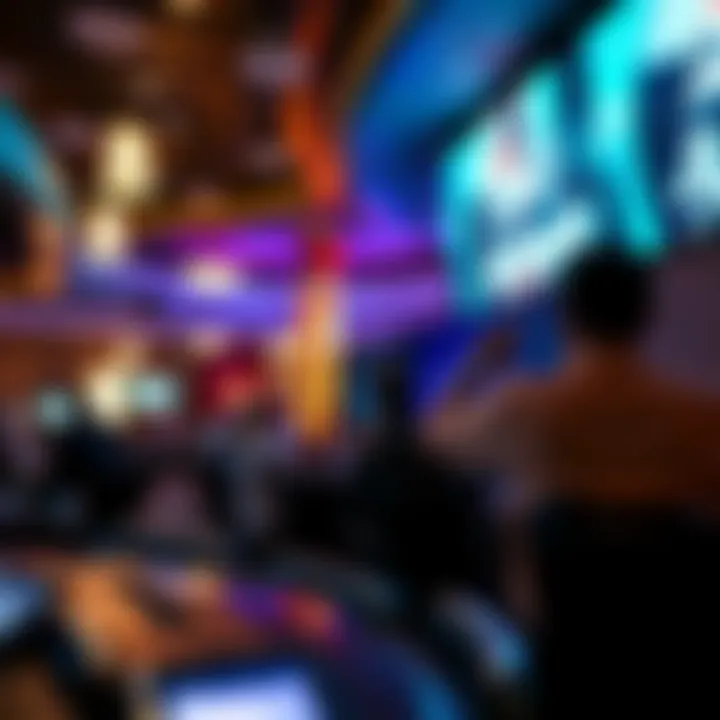 An engaging entertainment venue inside Eldorado Resorts featuring a live performance.