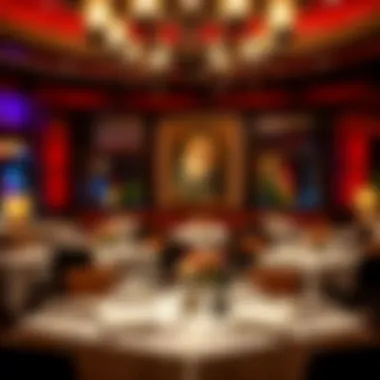 Fine Dining Experience at Eldorado Resorts A stunning shot of a high-end restaurant within Eldorado Resorts, depicting fine dining ambiance.