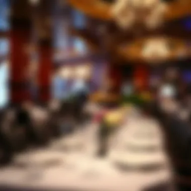 Elegant dining area within Ellis Park Casino, highlighting its culinary offerings