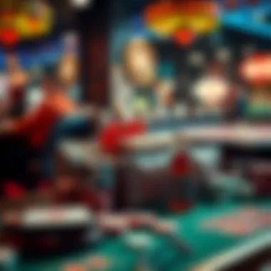 Gambling-Themed Products Layout A creative layout of gambling-themed products