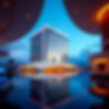 Architectural marvel of Aria Resort highlighting its modern aesthetics