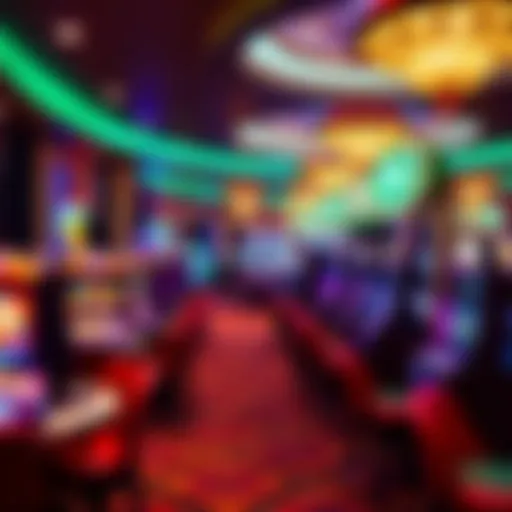 Luxurious gaming area showcasing vibrant atmosphere