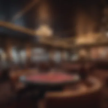 Relaxing Casino Lounge A serene lounge area in a casino designed for relaxation and socializing