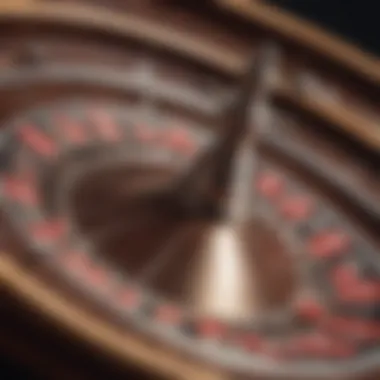 The Thrill of Roulette A close-up of a roulette wheel spinning, highlighting the excitement of gaming