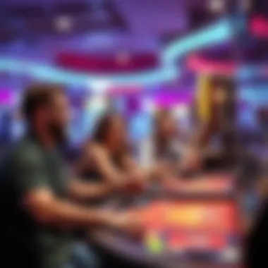 Social Experience at an Alabama Casino A group of friends enjoying a game at a casino in Alabama