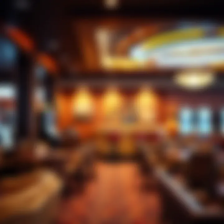 A cozy lounge area within a casino, perfect for relaxation