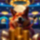 Vibrant visual of Coyote Moon Slots gameplay