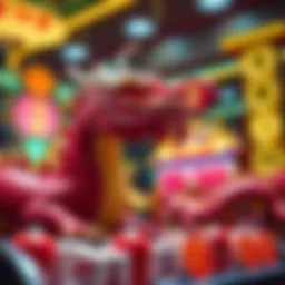 Vibrant representation of Fortune Dragon Slots gameplay