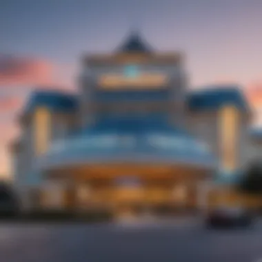 Foxwoods Casino Exterior Exterior view of Foxwoods Casino showcasing its grand architecture