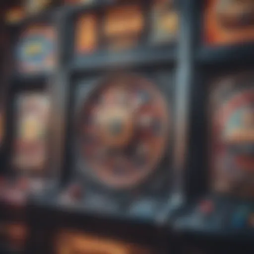 Vibrant display of various slot game icons