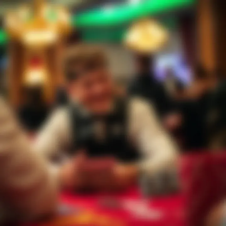 Player reviewing strategies for craps improvement