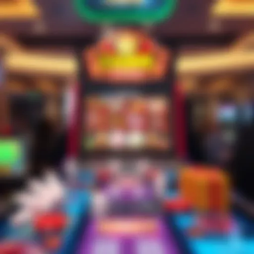 A captivating view of a digital gaming interface showcasing cash rewards