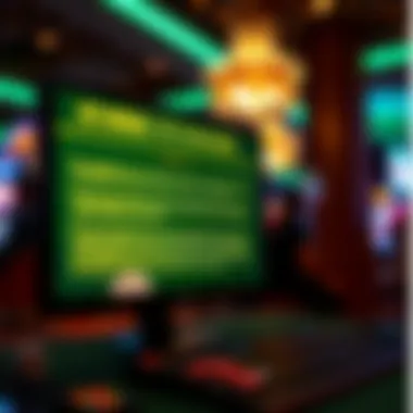 Insightful tips for winning in online poker displayed on a digital screen.