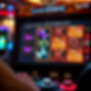 Gameplay interface showcasing exciting features