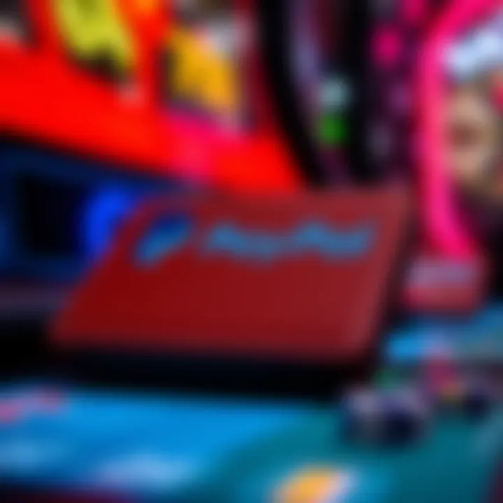 Digital wallet interface with PayPal logo