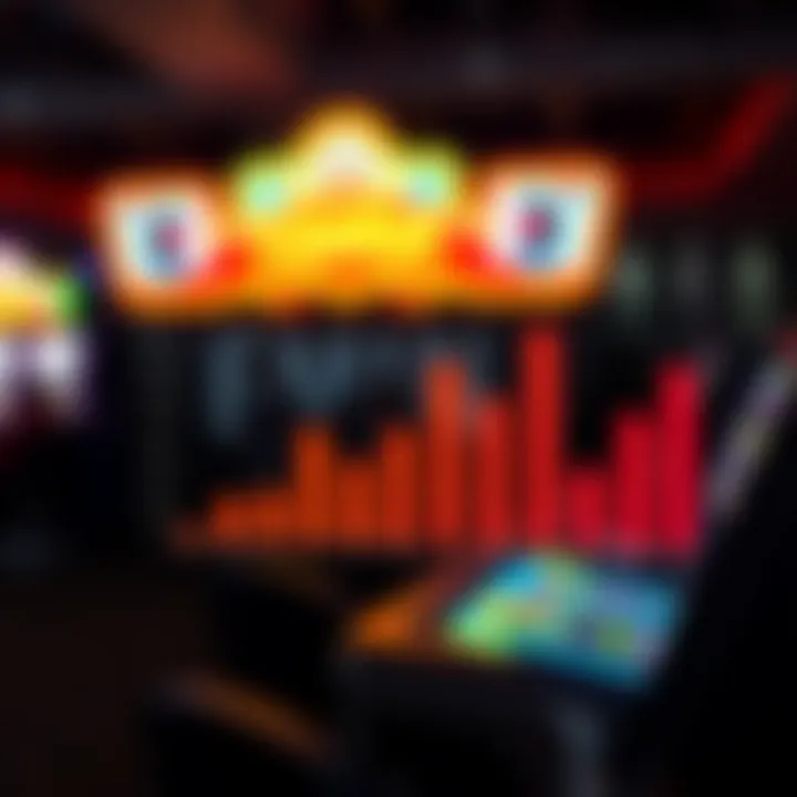 A graph representing trends and user experiences in money-making games