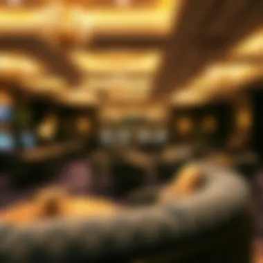 Luxurious Lounge Area at Gold Fortune Casino A luxurious lounge area for guests to relax and socialize