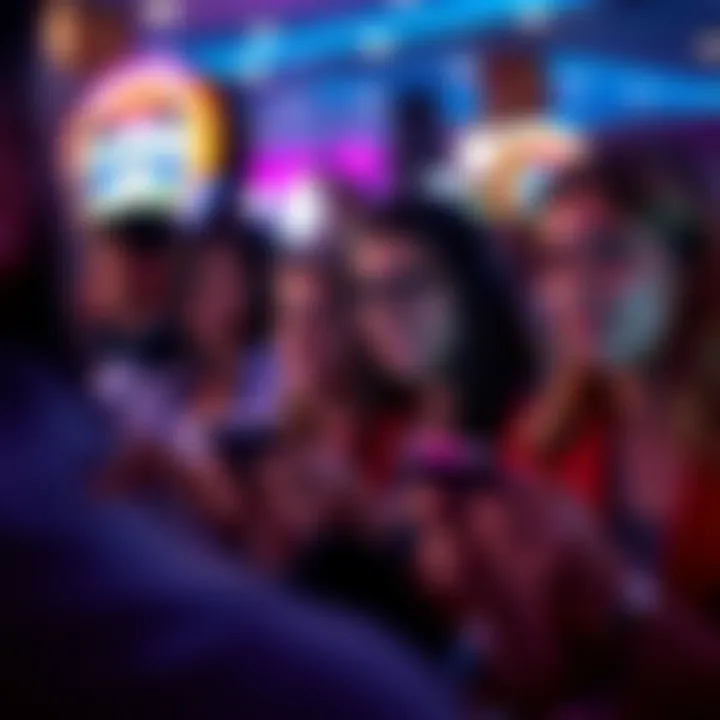 Diverse audience enjoying mobile gaming