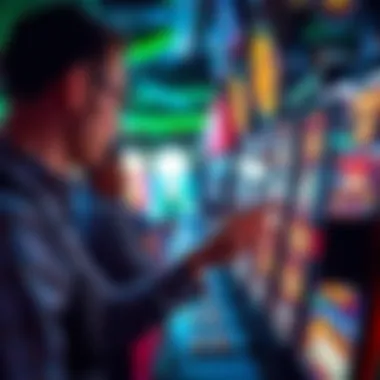 Mastering Slot Strategies A strategic player engaging with a slot machine