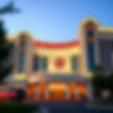 Exterior view of Horseshoe Casino showcasing its grand architecture