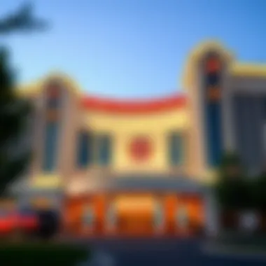 Exterior view of Horseshoe Casino showcasing its grand architecture