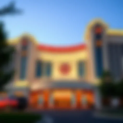 Exterior view of Horseshoe Casino showcasing its grand architecture