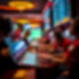 A dynamic representation of various sports betting options