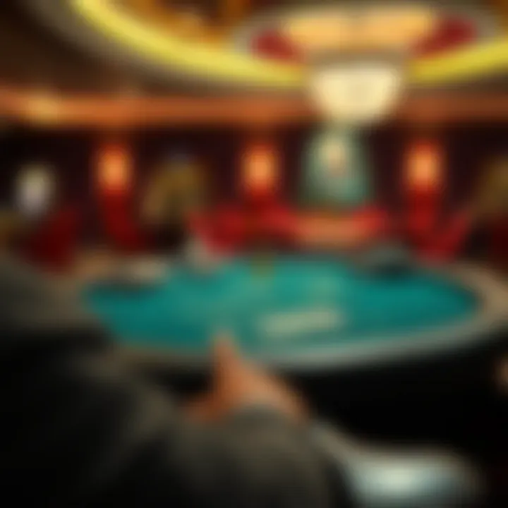 Virtual poker platform interface